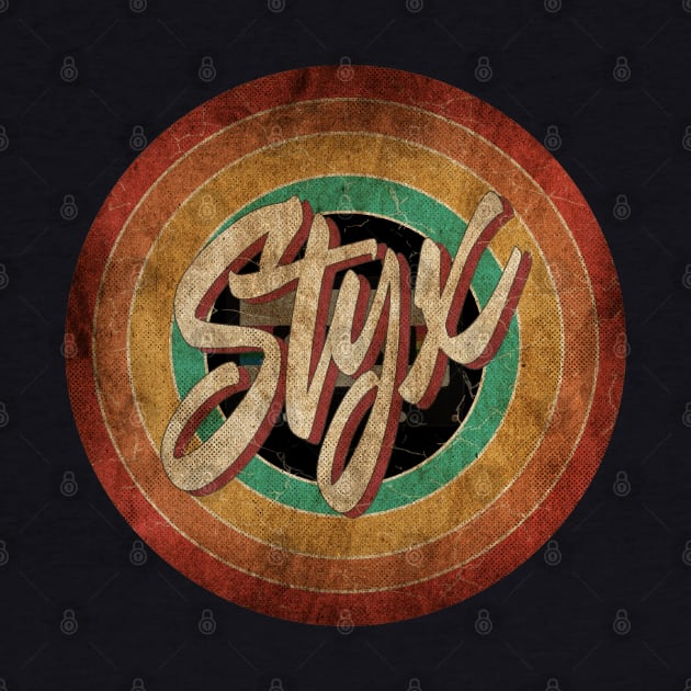 Styx Vintage Circle Art by antongg